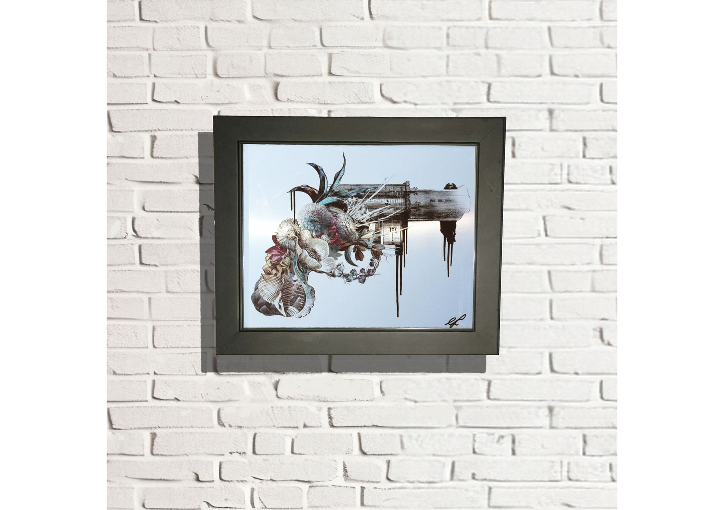 Not Now Nancy - 'Bury them with a smile' Mirror Wall Art