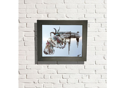 Not Now Nancy - 'Bury them with a smile' Mirror Wall Art